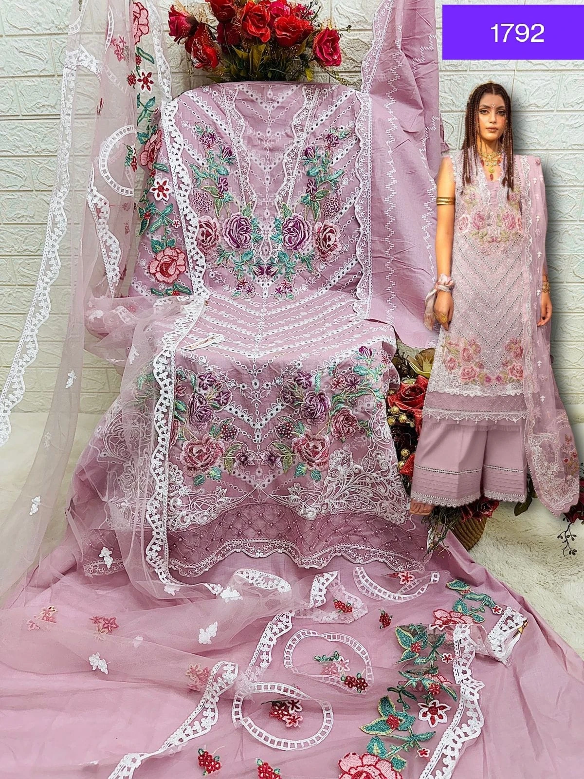 Fepic 1792 Set Pure Cotton Wholesale Pakistani Salwar Suit Catalog — Wholesale Salwar Suits, MPA wholesale from Surat - Gallery Image 4